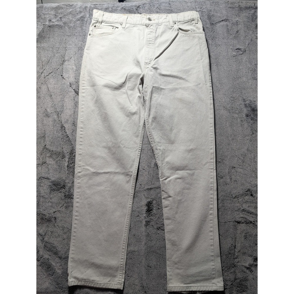 Vintage Levi's 540 Relaxed Fit Jeans Men's Size 38x32 Beige